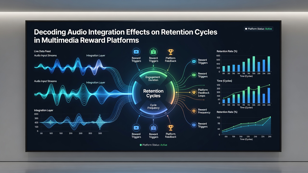 Graph illustrating retention rate changes following audio feature rollout in reward applications