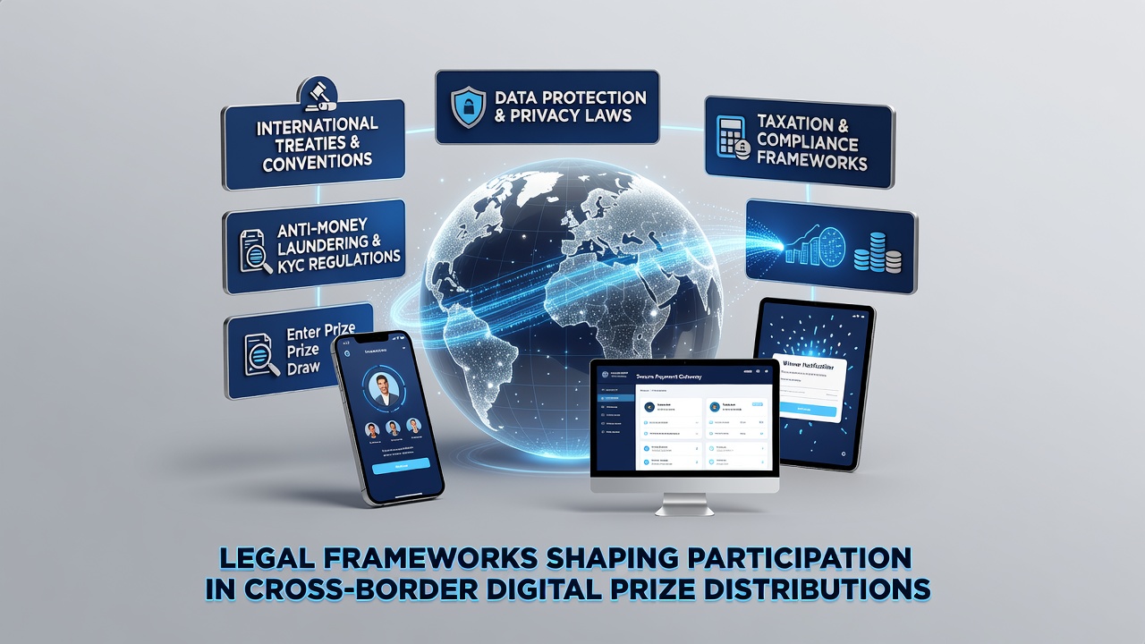 Legal compliance documentation and cross-border data transfer maps for digital promotions
