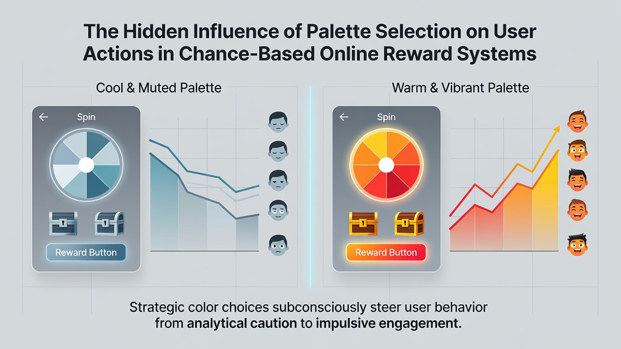 Split view comparison of two reward platform screens with differing color schemes highlighting engagement metrics
